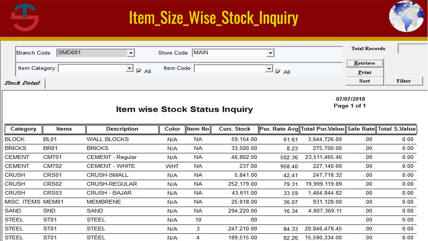 Stock Inquiry