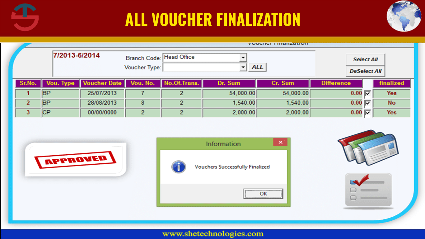 Voucher Creation