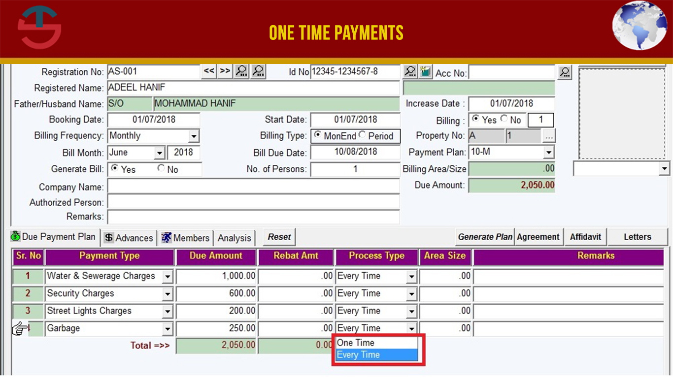 Billing Payment